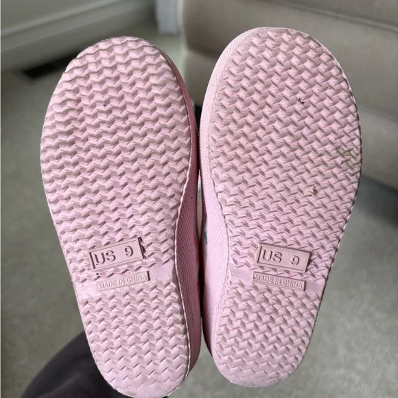 Hunter x LoveShackFancy Girls Pink Floral Bow Rain Boots - Picture 7 of 10